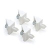 ReplacementScrews White Shelf Support Pins Compatible with IKEA Part 101558