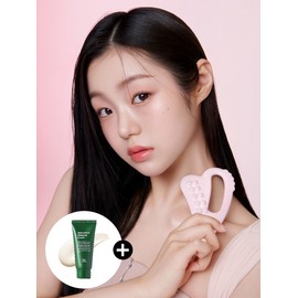 [Seoyang Songak Soothing Cream 30ml Free] Slim Face Circulating Lymph Care Ceramic Pink Gua Sha / [서양송악 진정크림 30ml 증정] 슬림 페이스 순환림프관리 세라믹 핑크괄사