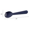 Daycount 100 Pieces Disposable Plastic Spork, Plastic Fork Spoon, Thick