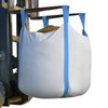 2 Pack FIBC Bulk Bag, 1.5 Ton Bag, 35"L x