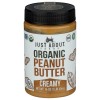Just About Food Peanut Butter Creamy Organic 16 oz (Pack of 6)