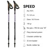 FIZAN Speed Model, Swift Nordic Aluminium Walking Poles, Ultralight Adjustable,
