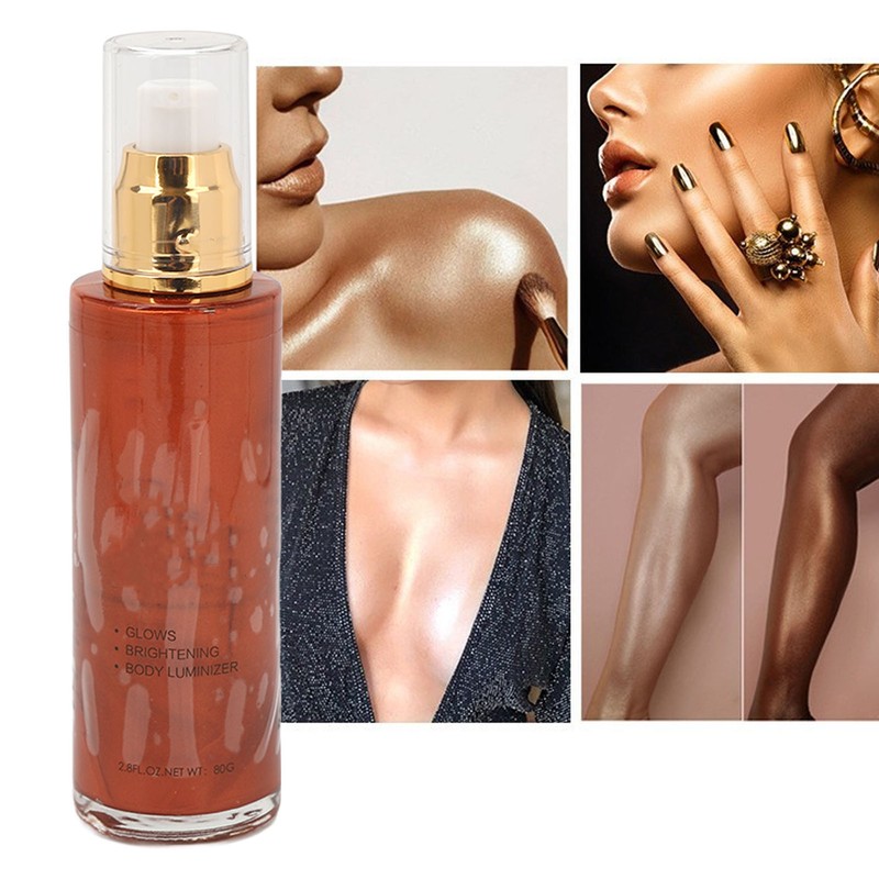 80g Shimmering Body Oil Long Lasting Moisturizing Highlight Body Luminizer