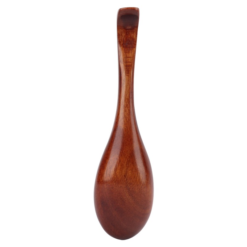 5Pcs Wooden Spoons Natural Safe Comfortable Light Weight Delicate Sturdy