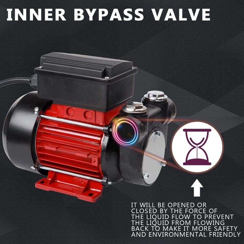 Trupow 110V AC 15GPM Electric Self-priming Diesel Kerosene Oil Fuel