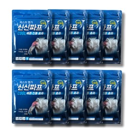 Shinsin Papcool, a renowned pastry paste, for muscle pain, back pain, stiff shoulders, all-in-one large size 50 sheets (5 sheets x 10) / 파스명가 신신파프쿨 근육통 허리통증 어깨결림 붙이는파스 일체형 대형50매(5매입X10개)