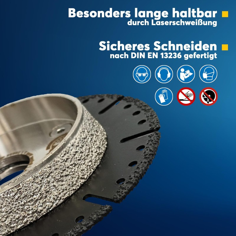 Professional Diamond Cutting Disc Chamfering Disc for KG Pipes, Diamond