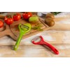 KUHN RIKON Piranha Peeler with Serrated Edge Red