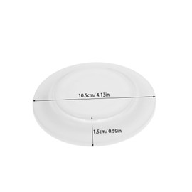 ULTECHNOVO 4 Pack Steel Air Vent Cover Decorative Air Conditioning Hole Covers for Wall for Home Office