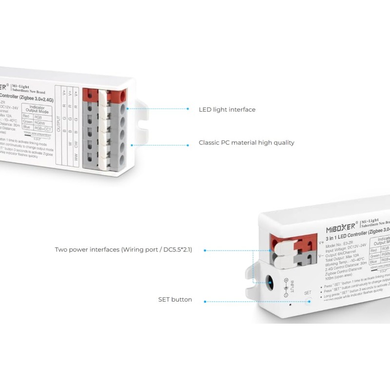 Miboxer E3-RF 3 in 1 LED Controller 2.4GHz, E Series,