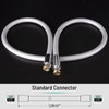 BriskSpring Bidet Hose Replacement, Ultra-Soft Silicone Shower Hose, 47 Inch