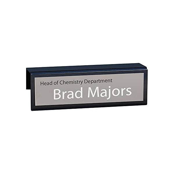 Cubicle Name Plates 8-1/2" Wide x 2-1/2" high Sign Holder