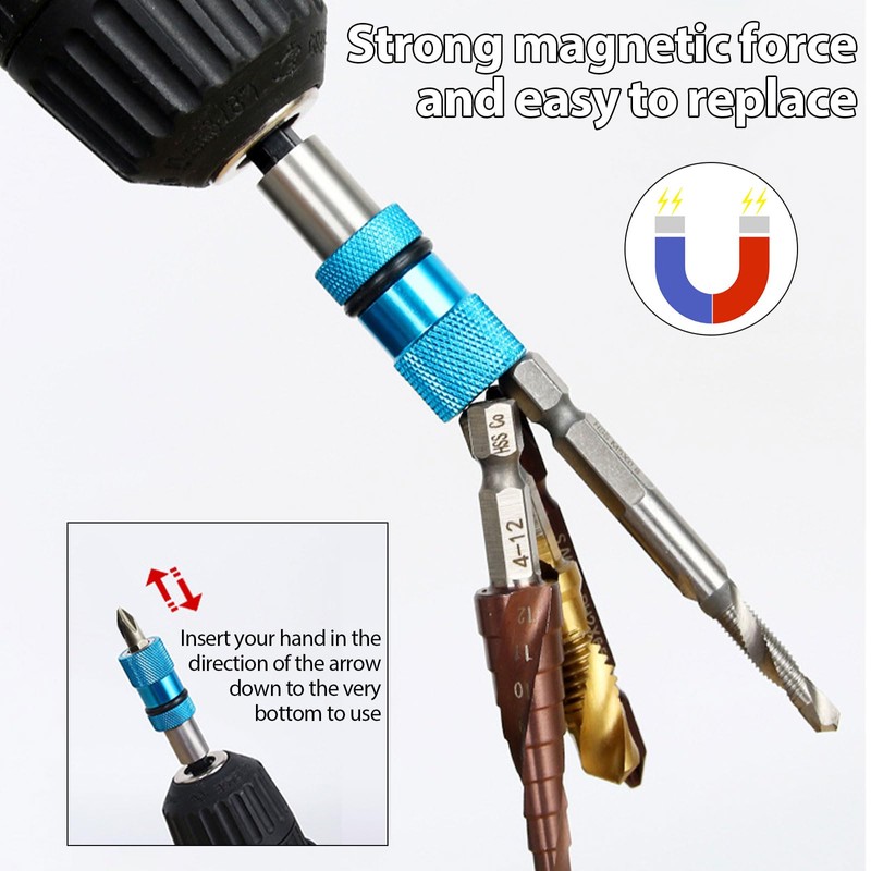 3 Pieces Drywall Bit, Drywall Screwdriver Attachment, Magnetic Quick Change