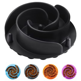 Slow Feeder Dog Bowls Insert, Animire Soft Silicone Slow Eating Dog Food Bowl for Small, Medium and Large Dogs, Compatible with Regular and Elevated Dog Bowls