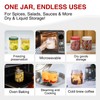 iyayayuanyuan 16oz Borosilicate Glass Jars with Lids - Freezer to