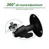 Wall Mount Camera Adjustable Camera Mount, Mini Metal Security Camera