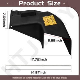 HTJYMY 136-7060 21in Side Discharge Kit Compatible with Toro 21332, 21352, 21751 21852 29732 29734 10736HD - Black