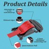 Motorcycle Helmet Quick Release Buckle Replacement Kit,Stainless Steel Chin Strap
