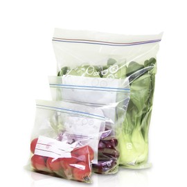 Liwein Pack of 70 Freezer Bags, Reusable Freezer Bags, Sealed Bags for Food Storage, Freezer Bags, Ziplock Bags (S×20M×30L×20)