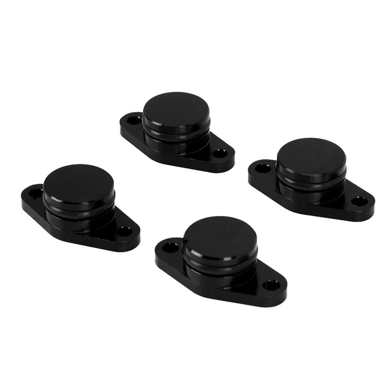4x22mm Engine Swirl Flaps Delete Blanking Plug with Rubber Gaskets