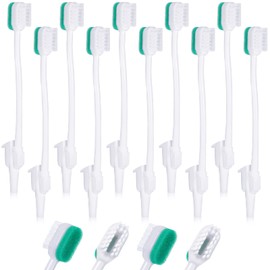 10 Pcs Suction Swab Toothbrush Care Swab Suction Toothbrush Disposable Oral Swabs Toothbrush for Suction Machine Sponge Disposable Individually Wrapped for Elderly Adults Oral Dental Mouth Care