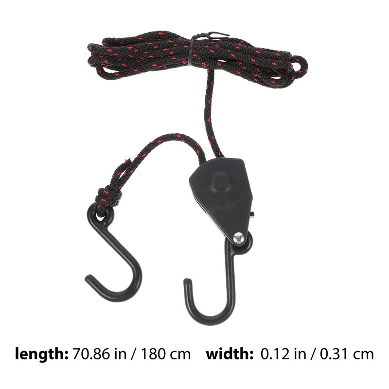 iplusmile Rope Ratchet Rope Hook Pulley Rope Packing Belt Max
