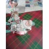 Unbranded Santa Floating on Pool Raft Christmas Holiday Ornament Glass