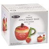 Rite Lite Rosh Hashanah Ceramic Apple Honey Dish With Spoon