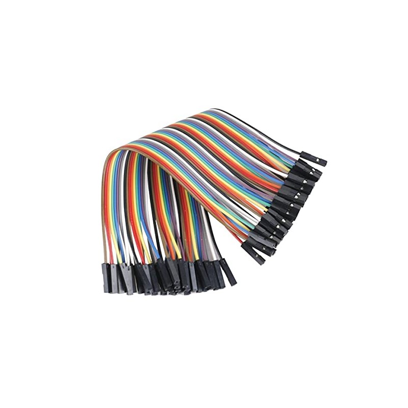 KKHMF 3pcs Breadboard Jumper Wire (Female-Female)(10cm) 120pcs