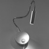 WeFoonLo 3W Wall Mounted Reading Light Flexible Gooseneck LED Sconce