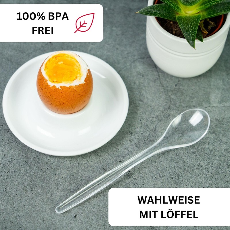 Westmark 6 Egg Cups, Round, Stackable, Diameter 10 cm, High-Quality