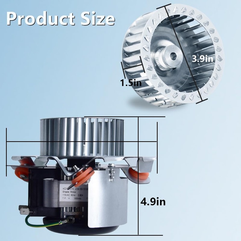 BAY Direct HC21ZE123A J238-150-15215 Draft Inducer Blower Motor Assembly Replacement