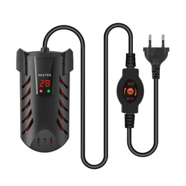 MiOYOOW Aquarium Heater Aquarium Heating Rod 25/50/100/200W Energy-Saving Aquarium Temperature Controller Turtle Tank Heater with Intelligent LED Digital Display for Water Levels from 2.5 cm