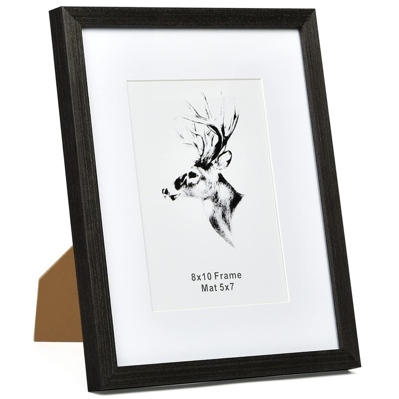 Yaetm 8x10 Picture Frame Matted to 5x7 Set of 4,