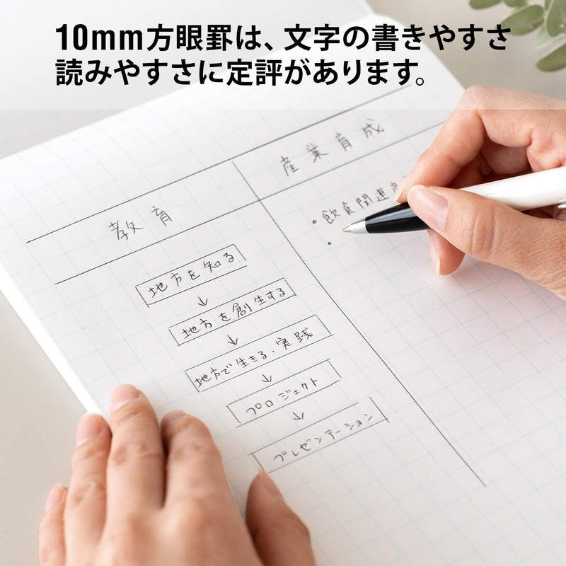 オキナ 方眼紙 プロジェクトペーパー B5 10mm方眼罫 100枚 PPB50S
