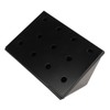 Smoker Box Black V Shape Stainless Steel Anti Stick Large