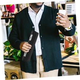 BIUDECO Leather Piccolo Storage Case with Wooden Frame Durable Flute Musical Instrument Box Practical Collision Piccolo Flute Storage for Home Use