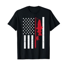 Red Line Flag Fish Firefighter Fishing Patriotic Angler Gift T-Shirt for Women Girls Kids Men