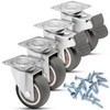 Yonality set da 4 ruote per mobili 50 mm, ruote