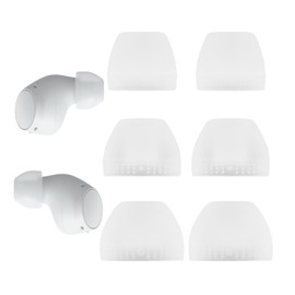 Klowcok Silicone Replacement Eartips for Sony WF-C710N/WF-C700N/WF-C510/WF-C500 Earbuds Tips, 3 Pairs (S/M/L,White)