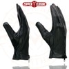 Milwaukee Leather SH226D Men's Black Unlined Leather Lightweight Motorcycle Hand