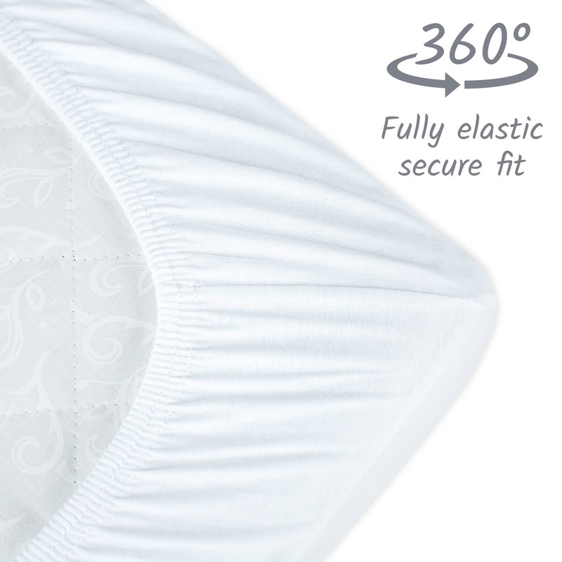 Crib Fitted Sheets 51x85 cm White Chicco nexttome Crib Sheets