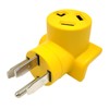 Parkworld 62855 NEMA 14-50P to 10-30R One Piece Compact Adapter