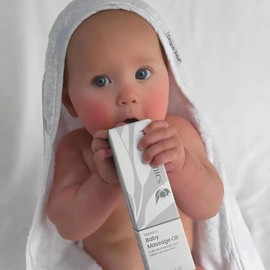 Pod Organics Vitamin E Baby Oil | Massage Oil for Newborns & Sensitive Skin | With Jojoba & Coconut | Gentle for Baby Massage & Eczema-Prone Skin | Vegan skincare made in Australia for babies & mums