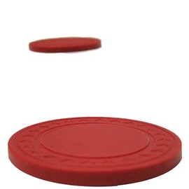 Brybelly Diamond Ring Poker Chip 8.5-Gram Clay Composite – Pack of 50 (Red)