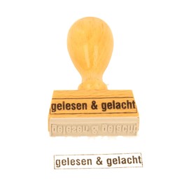 Wooden Stamp with Frame 40 x 10 mm