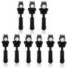 Yuchengxiang 9 Pcs Black Fix Zip Puller Instant Zipper Puller