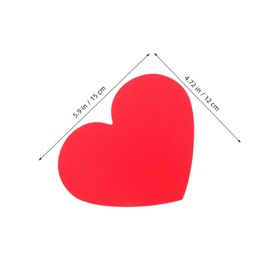 COHEALI 40pcs Large Heart Shape Cardboard Cutouts DIY Greeting Cards for Valentine's Day Decorative Craft Kit for Classroom Home Party