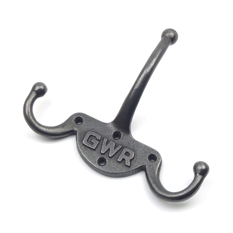 GWR Railway Triple Coat Hook - 160mm x 125mm