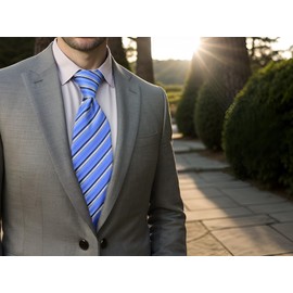 [S&W SHLAX&WING] Men's Suit Jacket Slim 6cm Satin Woven Skinny Tie for Prom, A89-Z